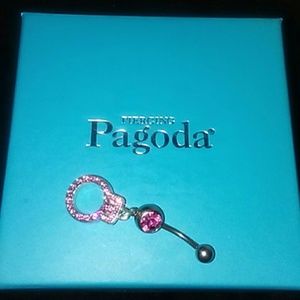 Piercing pagoda belly ring
